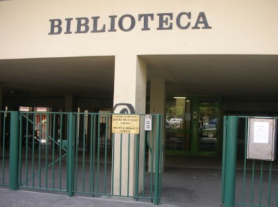 Prima
          sede del circolo bridge presso la biblioteca di Loreto
          (quartiere di Bergamo)