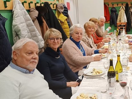 foto della cena sociale 2022 a Longuelo