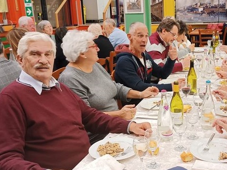 foto della cena sociale 2022 a Longuelo