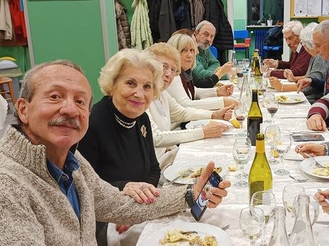 foto della cena
            sociale 2022 a Longuelo
